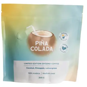 Café moulu en édition limitée Pina Colada (co-fermentation à la noix d... pas cher