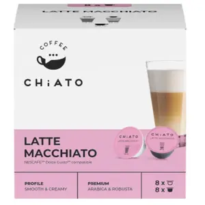 Capsules de café compatibles avec NESCAFÉ® Dolce Gusto® CHiATO Latte M... pas cher