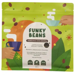 Grains de café de spécialité Funky Beans Honduras Don Andres COE#4, 20...Vendu parcoffee-friend