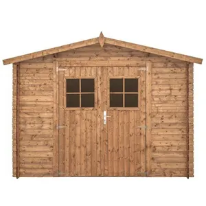GARTFLEX Abri de jardin en bois traitée, ep 19mm, surface utile 7.62m², INT044 pas cher