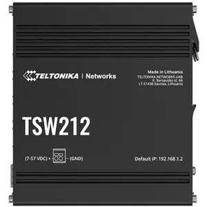 Teltonika TSW212 Géré L2 Gigabit Ethernet (10/100/1000) Noir pas cher