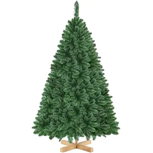 Yaheetech Sapin de Noël Artificiel avec Support en Métal et Bois en Fo... pas cher