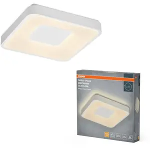 OSRAM Orbis Piana 380x380 mm 24W 830 Dimmable Click Blanc pas cher