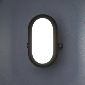 Comparateur de prix : Applique d'extérieur LED OSRAM BULKHEAD, noir 11 W plastique IP54