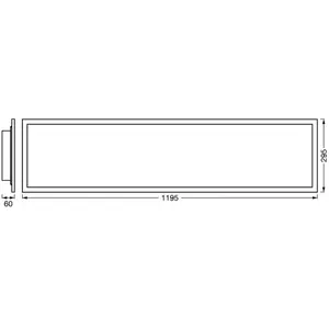 Panneau LED WiFi OSRAM SMART+ PLANON MAGIC blanc 120 cm RVB CCT