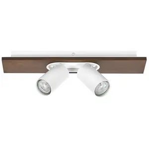 Spot de plafond OSRAM MERCURY, blanc, 2 spots GU10-LED 927 à intensité...Vendu parluminaire