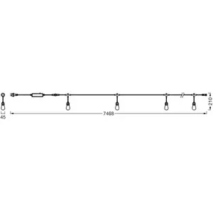 Comparateur de prix : Guirlande lumineuse LED OSRAM SMART+ WiFi STRINGLIGHT, RGBW à 12 lampe...