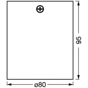 Comparateur de prix : Spot pour plafond OSRAM ROUND, noir, Ø 8 cm, métal, GU10