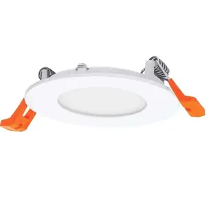 Comparateur de prix : Plafonnier encastré LED OSRAM SLIM, Ø 9 cm, 4 000 K, blanc