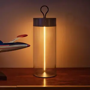 Comparateur de prix : Lampe à poser LED rechargeable OSRAM DECOR FILAMENT, gris foncé 32 cm