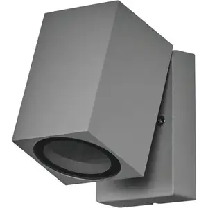 Comparateur de prix : Applique d'extérieur endura Classic Cube adj wall, argent, culot GU10 ...