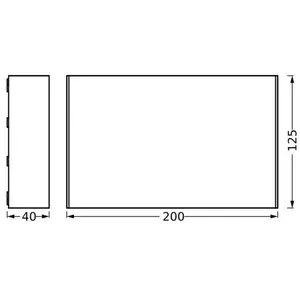 OSRAM applique d'extérieur LED ENDURA STYLE ILJA, gris foncé, IP65 pas cher