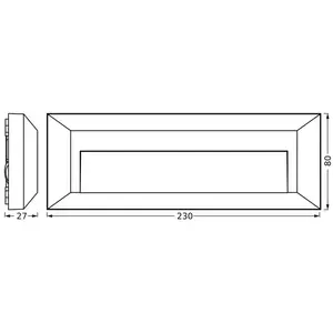 Applique d'extérieur LED OSRAM ENDURA STYLE IVAN, gris foncé, IP65Vendu parluminaire
