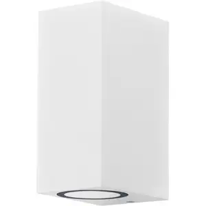 Comparateur de prix : Applique d'extérieur endura Classic Square Updown, blanc, culot GU10 (...