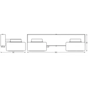 Applique murale LED OSRAM ORBIS FLAME, chrome, à 2 lampes, CCT, IP44 pas cher