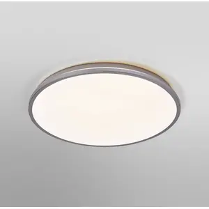 Plafonnier LED OSRAM ORBIS DUBLIN, Ø 49 cm, métal argenté pas cher