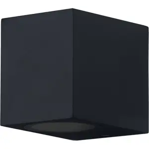 Comparateur de prix : Applique d'extérieur endura Classic Square Down, noire, culot GU10 (ma...