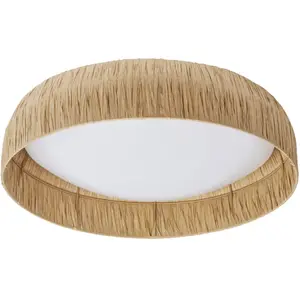 Plafonnier LED OSRAM Decor Bamboo Paper, Ø 50 cm, bambou pas cher