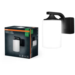 Comparateur de prix : Osram - Applique murale endura Classic, noire, E27, IP43, boîtier en a...
