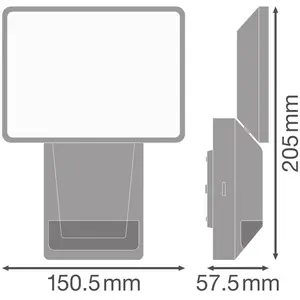Comparateur de prix : Projecteur d'extérieur à capteur LED OSRAM ENDURA PRO FLOOD, blanc, 15...