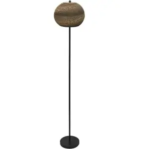 OSRAM lampe sur pied BALL, marron, hauteur 160 cm, carton ondulé, E27 pas cher