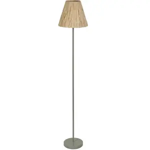 Comparateur de prix : OSRAM lampe sur pied Decor Raffia, à 1 lampe, raphia couleur naturelle...