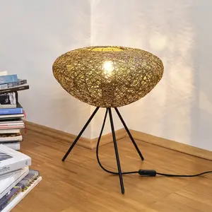 Lampe à poser OSRAM Decor Paper Drop, trépied, beige, E27 pas cher