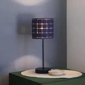 Lampe de table OSRAM Decor Felt Weaving Stand, grise, feutre, E14 pas cher