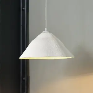 Suspension OSRAM Decor Lotus Leaf, à 1 lampe, blanc, papier, E27 pas cher