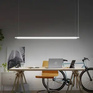 Suspension LED OSRAM Office line Slab blanc 4 000 K à intensité variab... pas cher