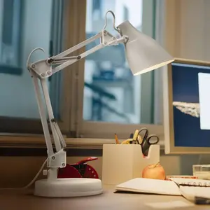 Lampe à poser OSRAM Office Line Desk Pear, blanche, E27 pas cher