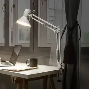 Lampe à pince LED OSRAM Office Line Desk Retro, blanche, 3 000 K pas cher
