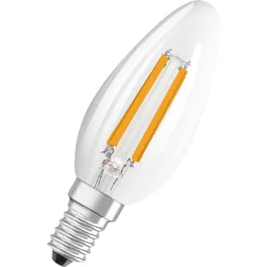 OSRAM LED Bougie filament E14 2,2W 827 EEK A 3 packs pas cher
