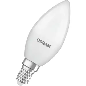 Comparateur de prix : Ampoule LED OSRAM bougie opale E14 4,9W 827, lot de 3