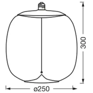 Comparateur de prix : OSRAM Vintage 1906 Big Oval, ambre, E27, 2.700 K, filament