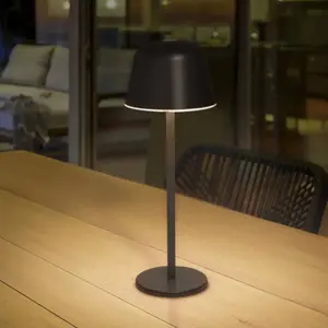 Comparateur de prix : LEDVANCE Lampe à poser LED rechargeable Style Stan, CCT, gris foncé