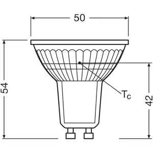 Comparateur de prix : Source lumineuse LED OSRAM PAR16 réflecteur GU10 1,3W 36° 2.700K