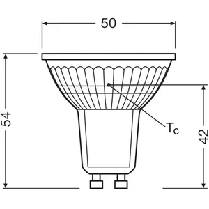 Comparateur de prix : Source lumineuse LED OSRAM PAR16 réflecteur GU10 4,7W 100° 2.700K