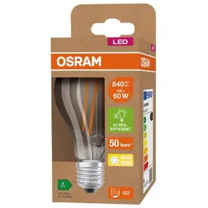 Comparateur de prix : Ampoule LED OSRAM E27 A60 4W 840lm 3.000K claire