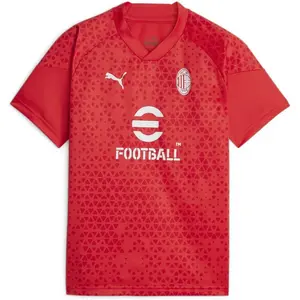 Puma Maillot D’Entraînement 2023/24 Ac Milan Et Adolescent rouge 128 pas cher