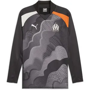 Puma Sweatshirt Prematch Om 2023/24 noir S pas cher