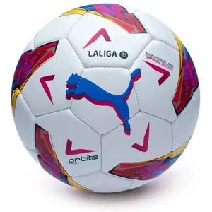 PUMA Orbita LaLiga 1 MS Mini Soccer Ball Unisex, White pas cher