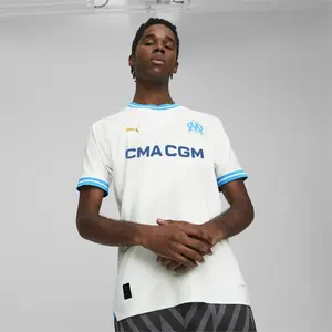 Puma Maillot Domicile Authentique Om 2023/24 blanc S pas cher
