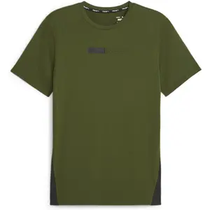Puma T Shirt Strength Drirelease vert M pas cher
