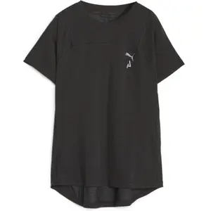 T-shirt Puma Season Wool manche courte noir pur femme - XS pas cher