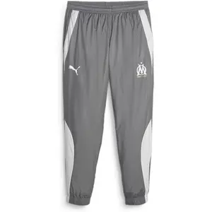Puma Jogging Prematch Om Licensed Woven 2023/24 gris XS pas cher