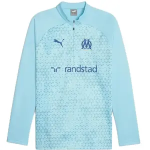 Comparateur de prix : Puma Sweat Training OM 2023/24 avec col zippé bleu S
