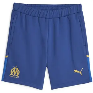 Puma Short Roy OM Casual 2023/2024 bleu M pas cher