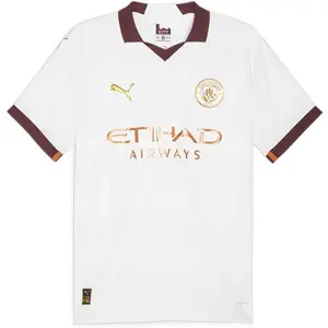 Puma Manchester City Maillot Extérieur Authentic 2023/2024 blanc S
