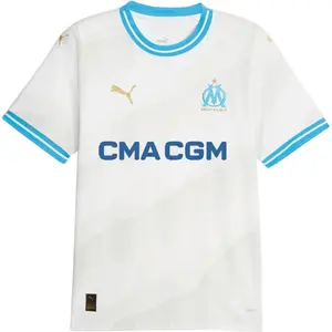 Puma T-shirt à Manches Courtes Domicile Olympique Marseille Replica pas cher